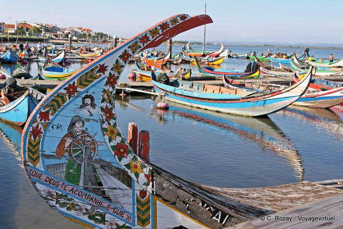 Moliceiro, bow painting, Deus acompanhe you, Torreira - Portugal