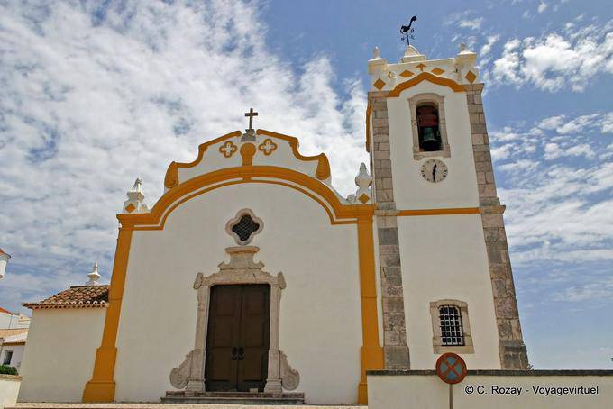 The Church of Our Lady of the Conception front view, Vila do Bispo - Portugal