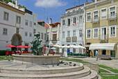 The Republic Square, Alcobaça, Portugal.