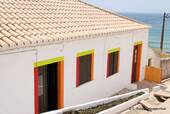 House colors, Burgau, Algarve, Portugal.