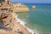 Algarve cliffs to Ferragudo, Portugal.
