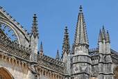 Elements of Gothic style of the Monastery of Santa Maria da Vitoria, Batalha, Egypt.