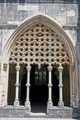 Batalha, skylights cloister, Portugal.