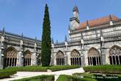 Exteriors of the cloister of King João I, Dominican Monastery of Batalha, Portugal.