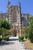 Side entrance Church of the Monastery of Batalha, Portugal.