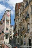 Coimbra, narrow building, rua do Corpo de Deus, Portugal.