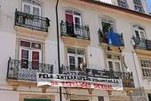 Sexual repression, protest to the balcony, Coimbra, Portugal.