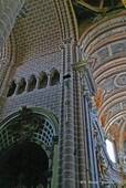 Évora, architecture inside the cathedral, Portugal.