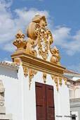 Lagos, typical decoration of the Regimental Warehouse, Portugal.