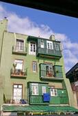 Traditional accommodation, Bairro Alto, Lisbon, Portugal.