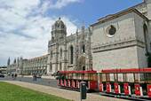 Jeronimos Monastery, general view, Lisbon, Portugal.