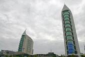 The buildings of Nações, Lisbon, Portugal.