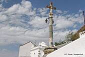 Ancient stone cross, Mértola, Portugal.