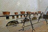 The pins and copper pans, cooking the National Palace, Sintra, Portugal.