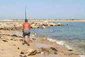 Angling scene, Tavira, Portugal.