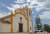 The front of the Mother Church, Vila do Bispo, Portugal.