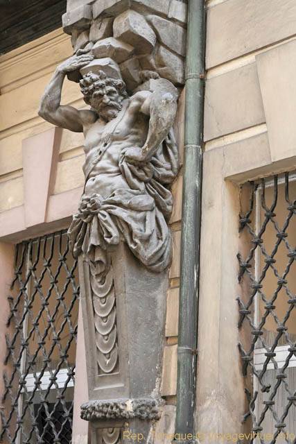Celetna, atlas de pierre - Prague, Czech Republic