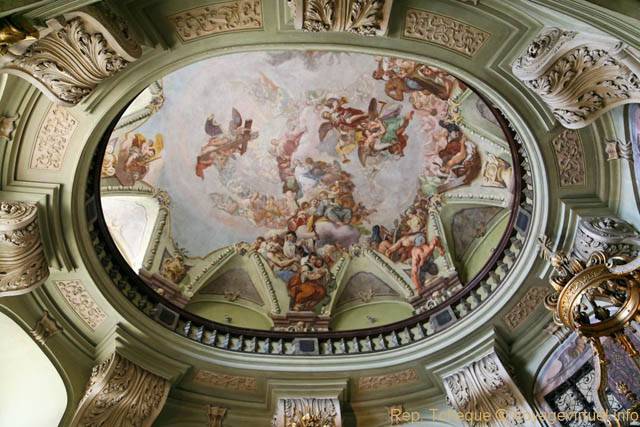 Peintures du dôme, Église Saint-Nicolas (Kostel sv. Mikuláše), Malá Strana - Prague, Czech Republic
