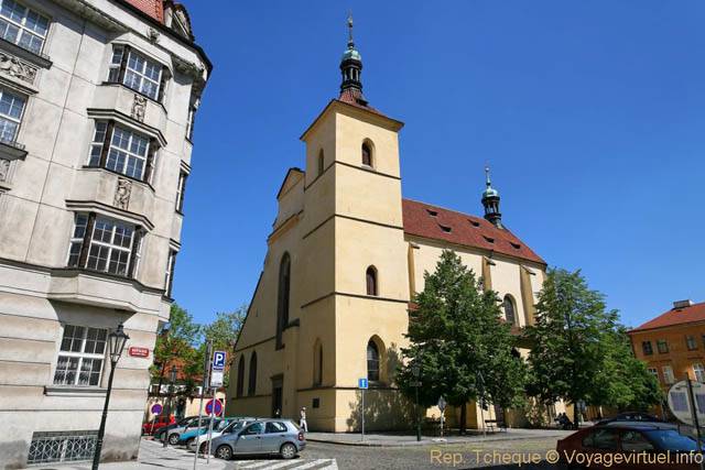 Hastalske Namesti, église St Castulus - Prague, Czech Republic