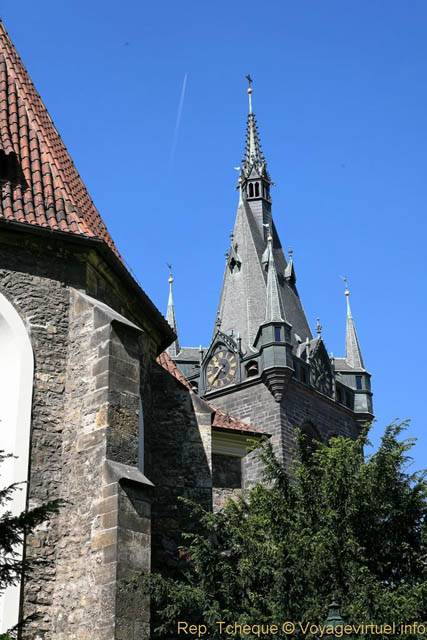 le clocher de la tour Jindrisska - Prague, Czech Republic