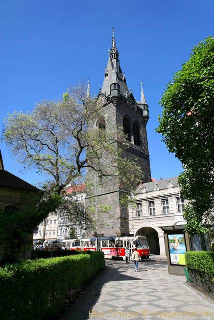 La tour Jindrisska (Jindřišská věž) - Prague, Czech Republic