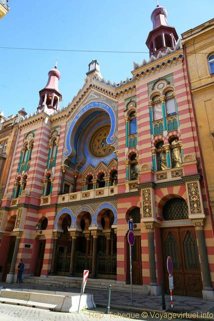 Synagogue de Jérusalem, Jeruzalemska, quartier de Nové Město - Prague, Czech Republic