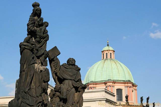 Karluv Most, Notre-Dame et saints Dominique et Thomas d’Aquin, Thomas Brokoff, Pont Charles - Prague, Czech Republic