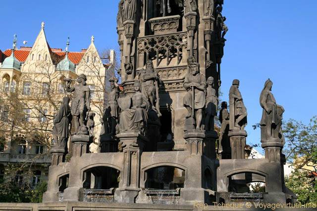Fontaine de Faust (Krannerova kašna), Smetanovo nábřeží - Prague, Czech Republic