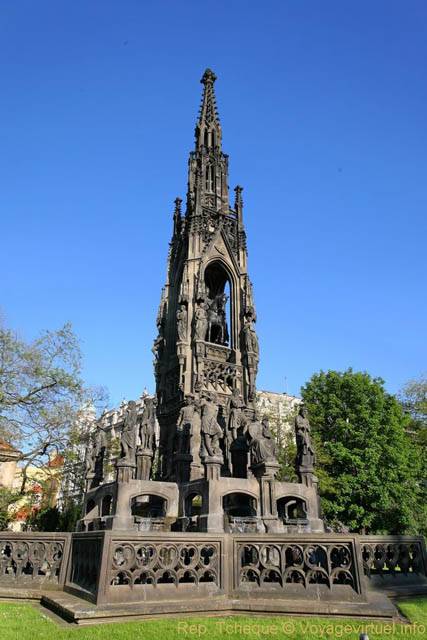 Le Monument de François Ier ou la fontaine de Faust - Prague, Czech Republic