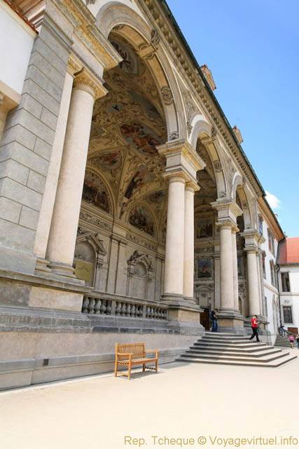 Les arcades de la Sala Terrena, Palais Wallenstein - Prague, Czech Republic