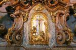 Gros plan sur un tabernacle, Église Saint-Nicolas (Kostel sv. Mikuláše), Malá Strana, Prague, Czech Republic.