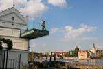 Kampa Museum, architecture audacieuse, Prague, Czech Republic.
