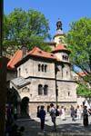 Ancienne salle de cérémonie vers le Synagogue Klaus, Josefov, Prague, Czech Republic.