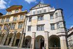 La maison au cadran solaire, Place Malostranské, Malá Strana, Prague, Czech Republic.