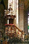 Cathédrale Saint-Guy, la chaire, (Prazsky Hrad), Prague, Czech Republic.