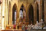 Cathédrale de Saint Vitus, le choeur et le mausolée des Habsbourg, (Prazsky Hrad), Prague, Czech Republic.