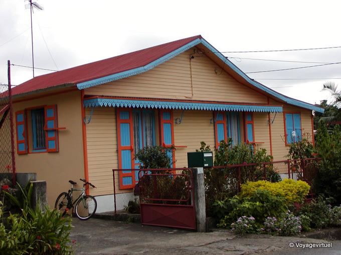 Traditional colored box, Entre-Deux - Reunion