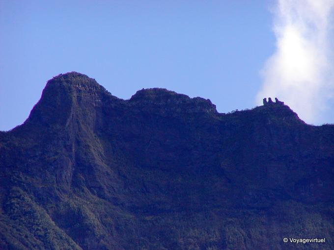 The mountains around Cilaos - Reunion