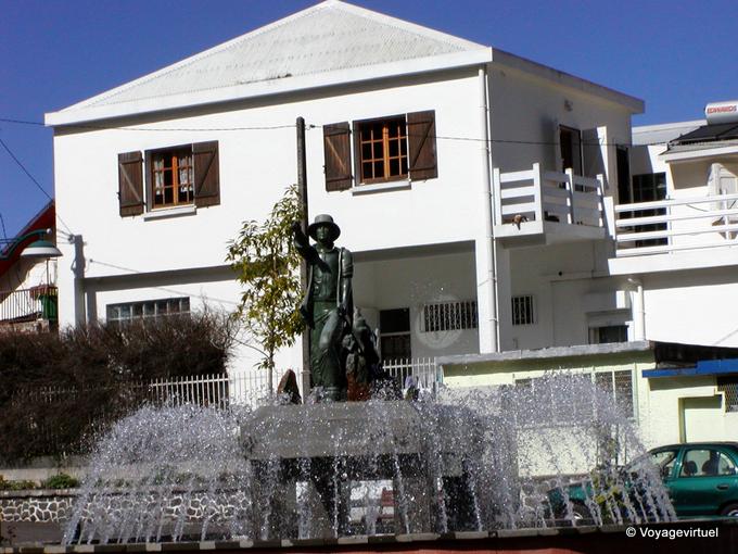 Water jets in Cilaos - Reunion