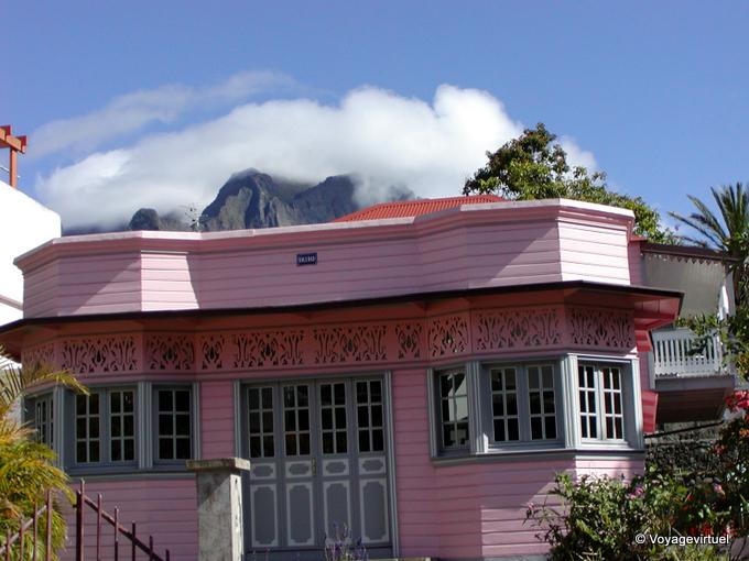 The pink house, Cilaos - Reunion