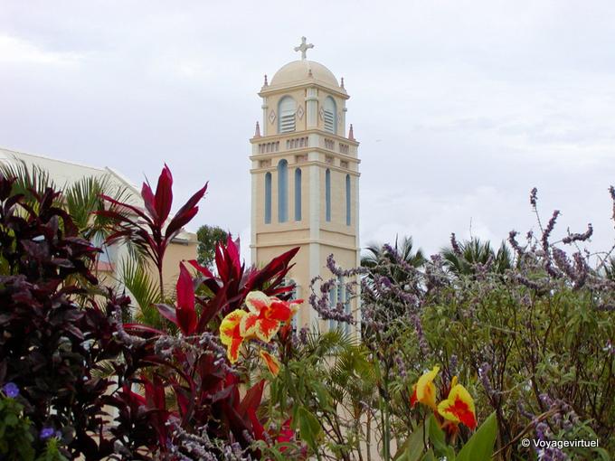 Sainte-Rose, bell tower of Notre Dame des Laves - Reunion