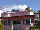 The pink house, Cilaos, Reunion.