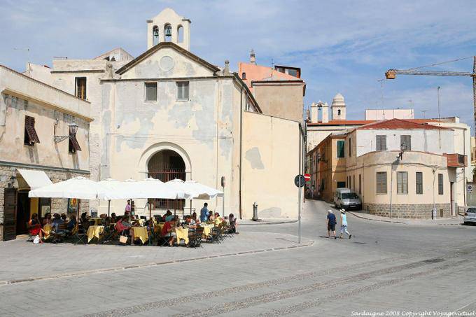 Chiesa del Carmelo, Alghero, bastioni Cristoforo Colombo - Sardinia