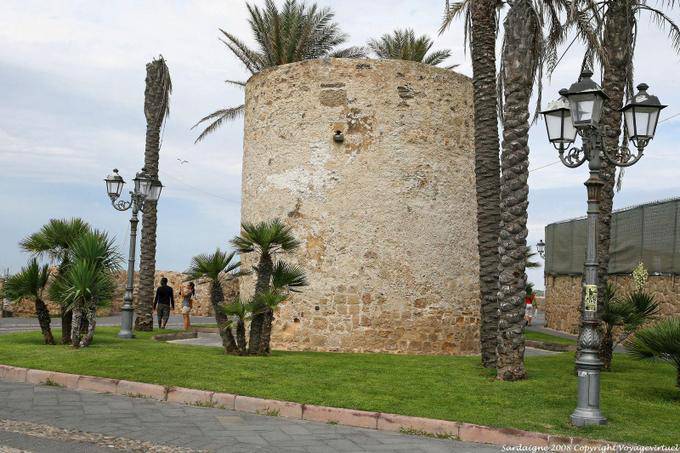 Alghero Bastioni Pigaletta Torre Polvierera - Sardinia