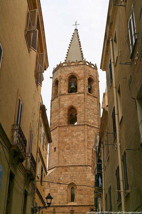 Alghero Cathedral bell tower - Sardinia