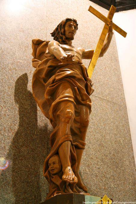 Statue of Christ the Redeemer Church of the Cristo Redentore, Arborea - Sardinia