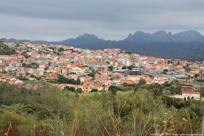 Arzachena, view of the city - Sardinia