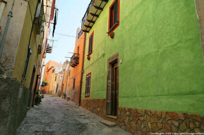 Bosa, via San Ignazio - Sardinia