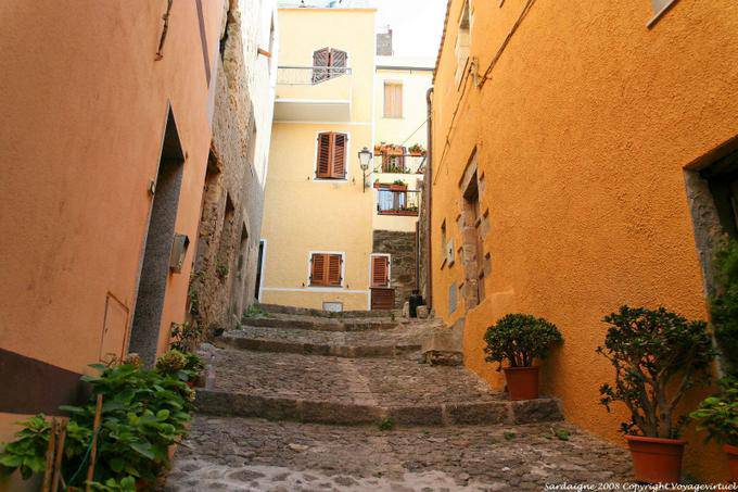 Stairs to climb, Castelsardo, Centro Storico - Sardinia