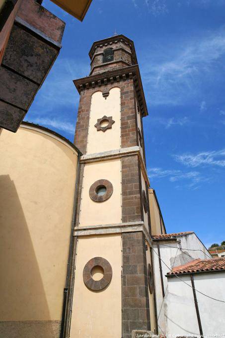 Chiaramonti Tzaramonte church bell tower - Sardinia